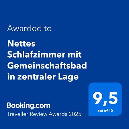 Nettes Schlafzimmer Mit Gemeinschaftsbad In Zentraler Lage *